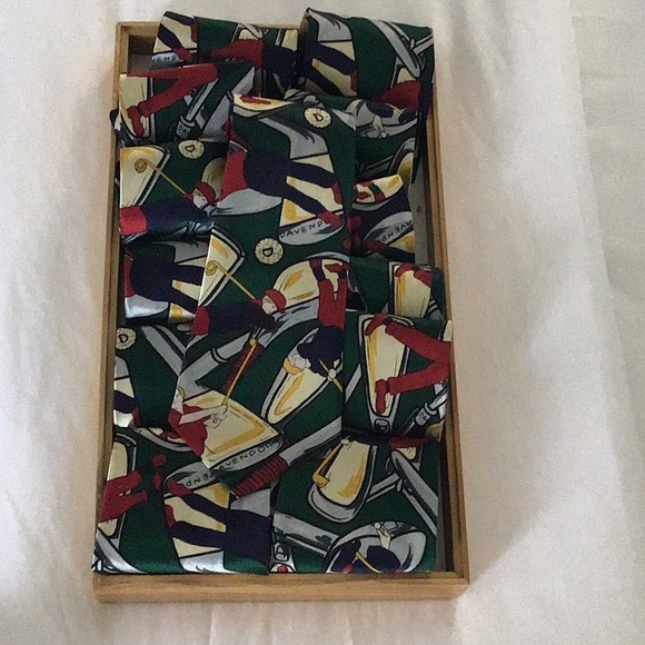 Handmade Classic Golf mens tie lot qty 12 NWT